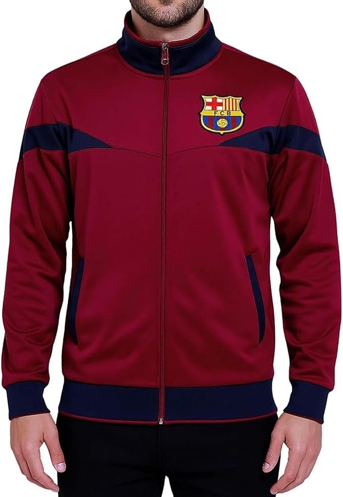 Veste de survêtement FC Barcelona pour homme rouge