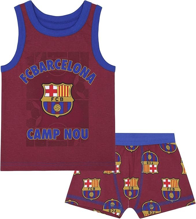 FC Barcelona Débardeur et boxer officiel de football pour garçon